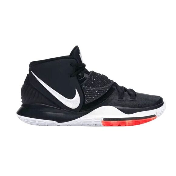 NIKE Kyrie 6 \'Jet Black White\' Sneakers Size 8 main image 9